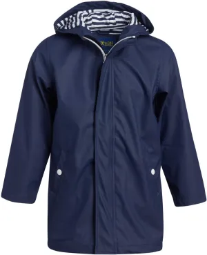 iXtreme Boys Rain Jacket - Lightweight Waterproof Hooded Rain Coat for Boys, Windbreaker for Outdoor Play and Travel (2T-18)