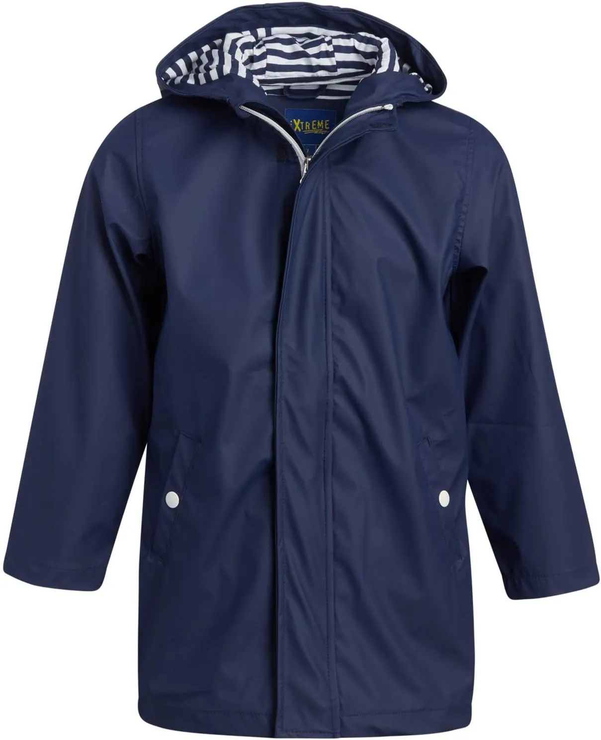 iXtreme Boys Rain Jacket - Lightweight Waterproof Hooded Rain Coat for Boys, Windbreaker for Outdoor Play and Travel (2T-18)