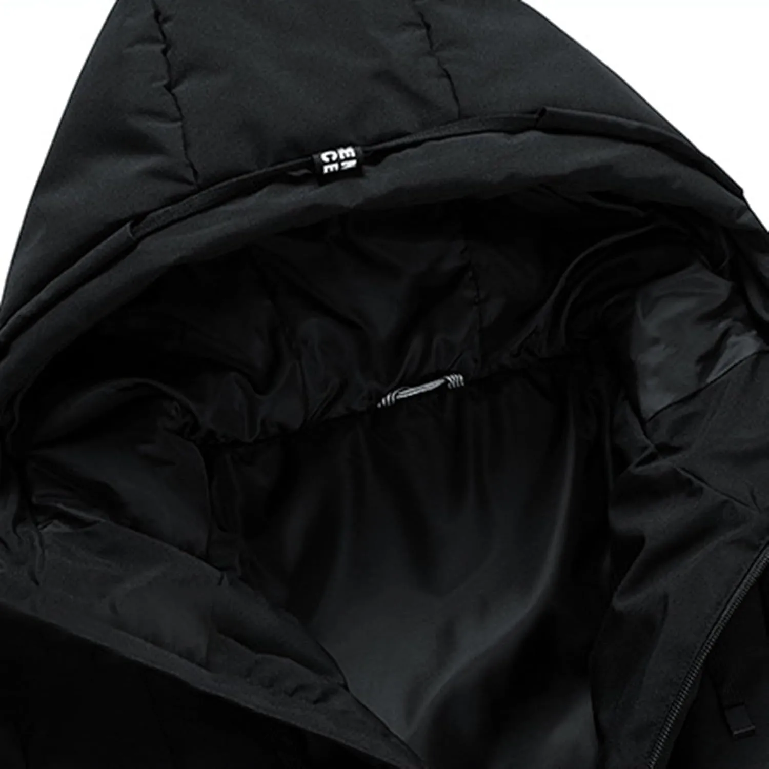 Jackets For Men Winter Fashion Warm Thick Cotton Padded Clothes Casual Slim Zipper Hooded Coat Outerwear Big And