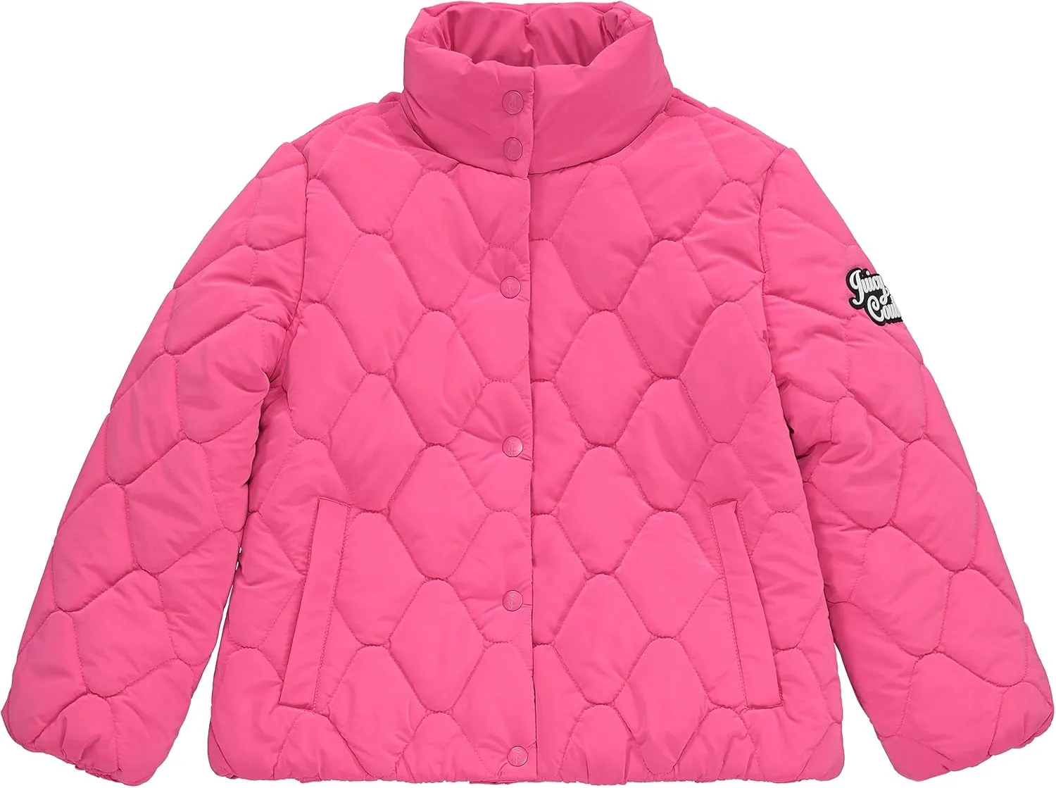 Juicy Couture Girls Coat, Faux Fur Hooded Winter Jacket, Warm Padded Parka Hoodie, Kids Heavyweight Winter Coat