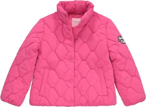 Juicy Couture Girls Coat, Faux Fur Hooded Winter Jacket, Warm Padded Parka Hoodie, Kids Heavyweight Winter Coat