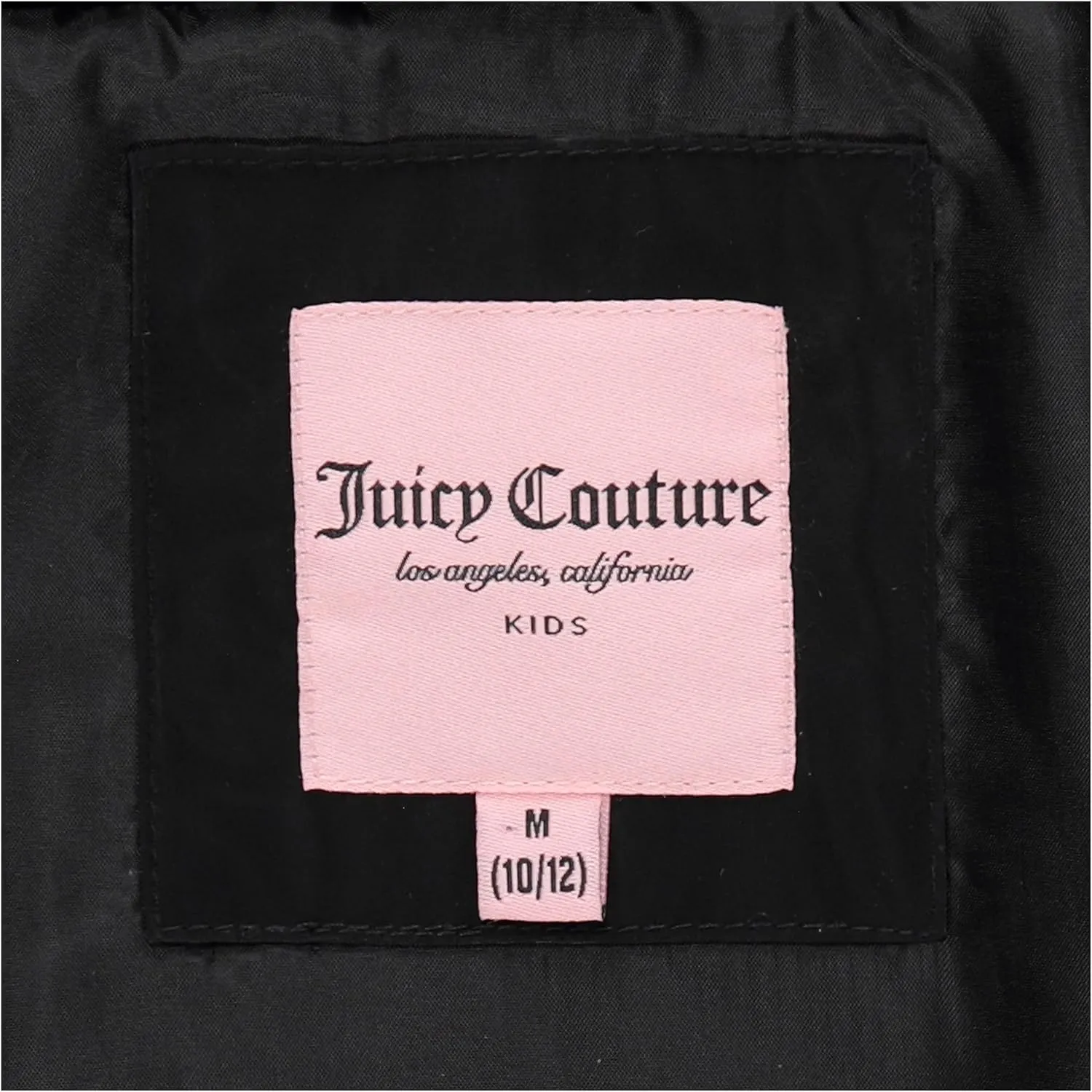 Juicy Couture Girls Coat, Faux Fur Hooded Winter Jacket, Warm Padded Parka Hoodie, Kids Heavyweight Winter Coat