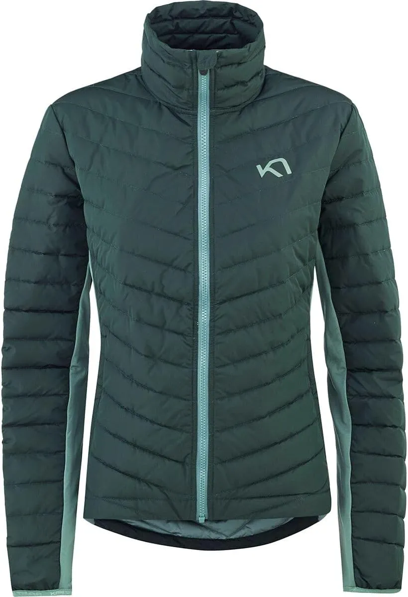 Kari Traa Eva Women's Lightweigh Down Jacket, Water-Resistant Down Sweater, Secure Hand Pockets, Front Zip Design