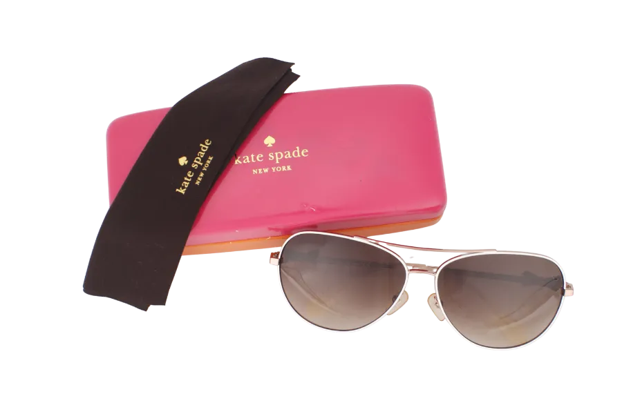 KATE SPADE CIRCE F/S SUNGLASSES  WITH CLOTH & BOX