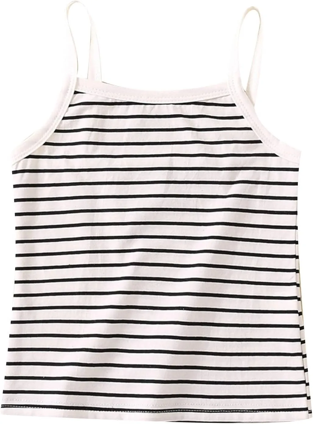 Kids Girls Striped Camisoles Sleeveless Vest Cotton Spaghetti Strap Tank Top Sports Clothing Comfort Clever Girl T Shirt