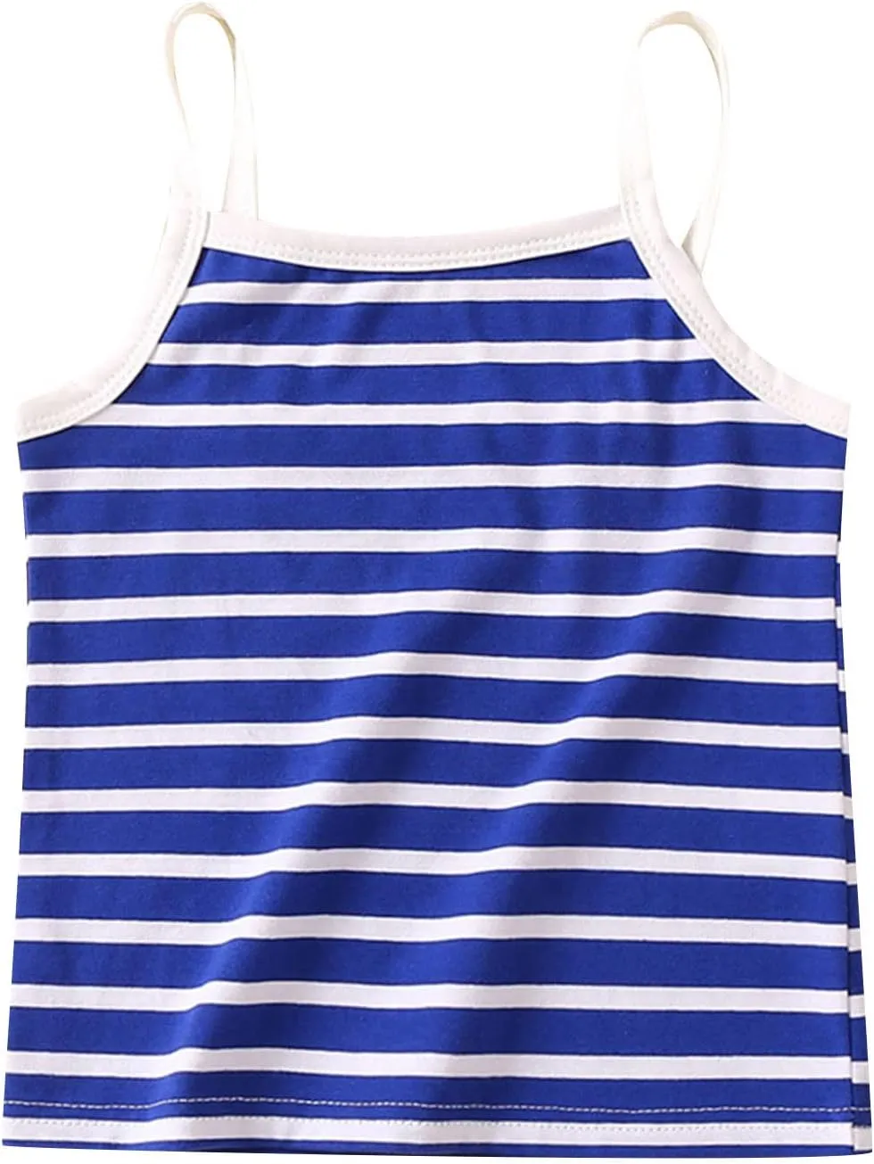 Kids Girls Striped Camisoles Sleeveless Vest Cotton Spaghetti Strap Tank Top Sports Clothing Comfort Clever Girl T Shirt