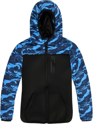 Lansbojun Hooded Puffer Jacket for Boys Lightweight Water-resistant Kids Clothes Winter Coat