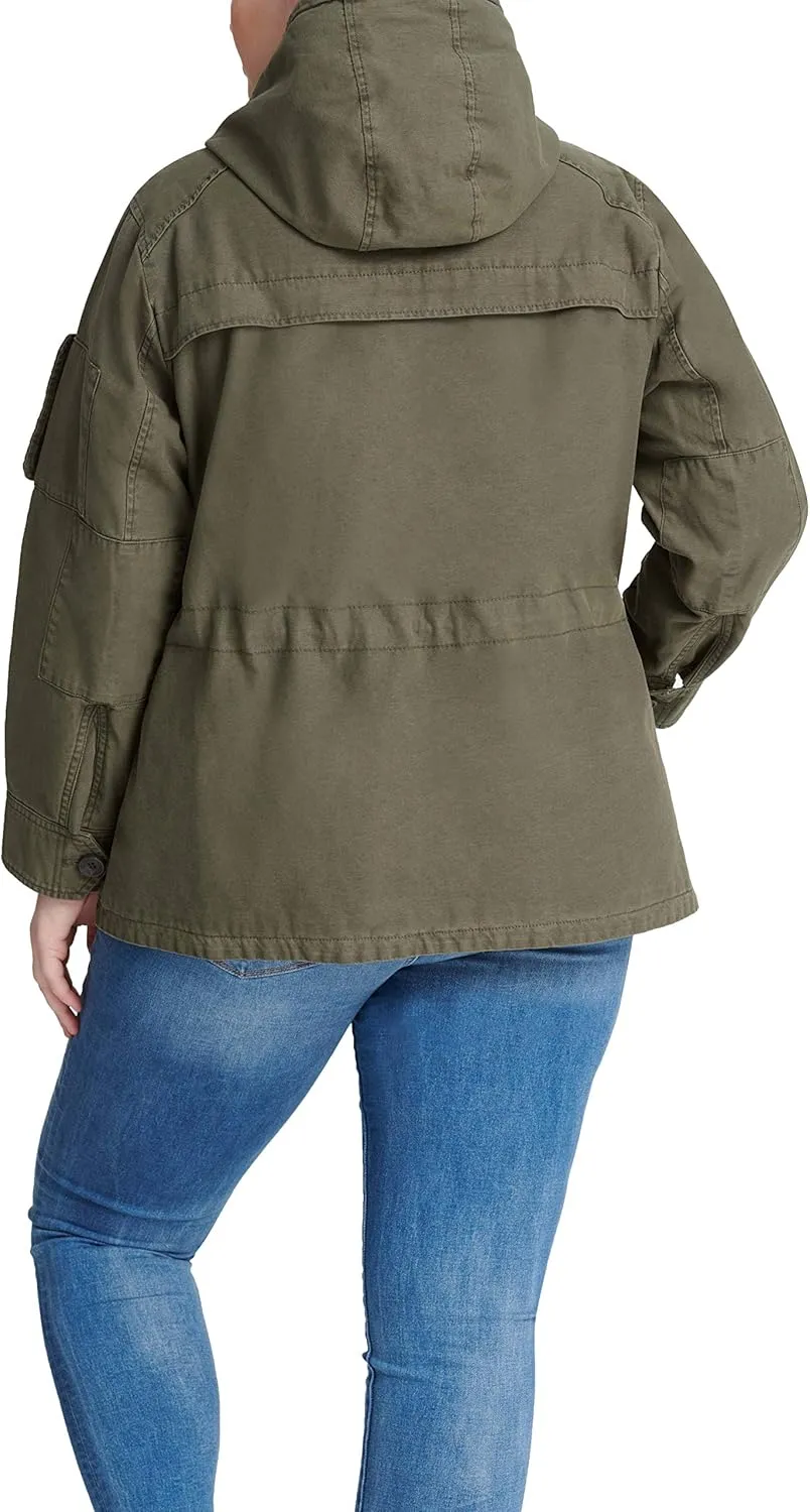 Levi's Women's Lightweight Cotton Military Jacket (Standard & Plus Sizes)