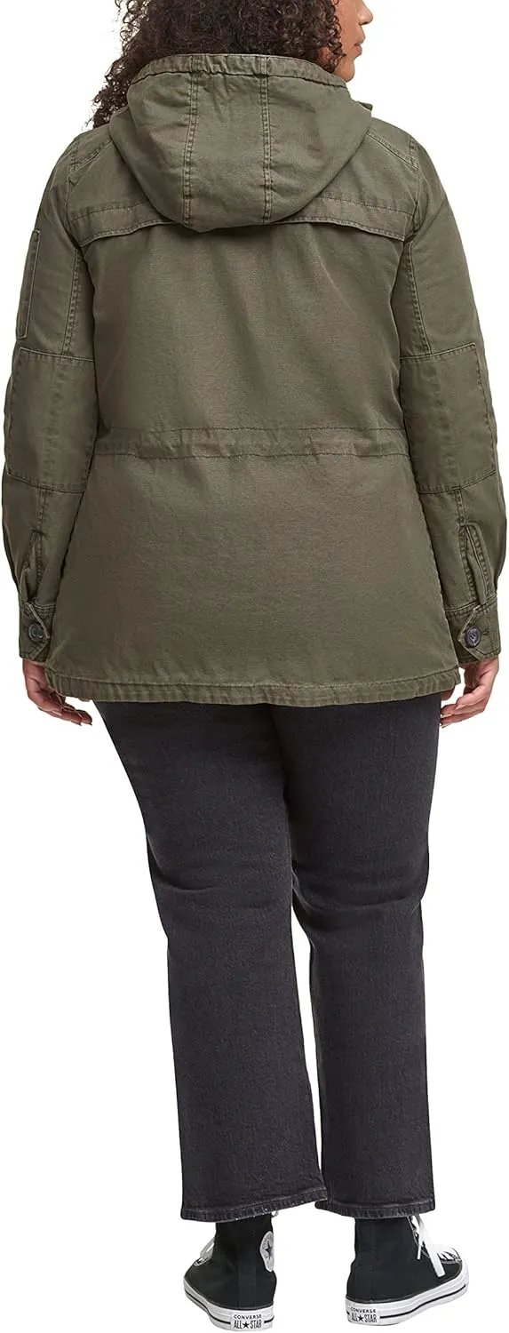 Levi's Women's Lightweight Cotton Military Jacket (Standard & Plus Sizes)
