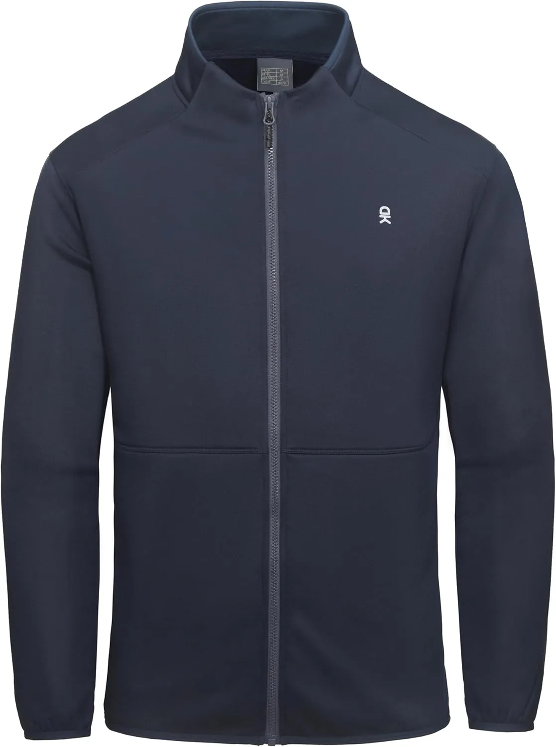 Little Donkey Andy Men's Lightweight Running Warm Jacket Full Zip Fleece Lined Windproof Jacket for Outdoor Casual