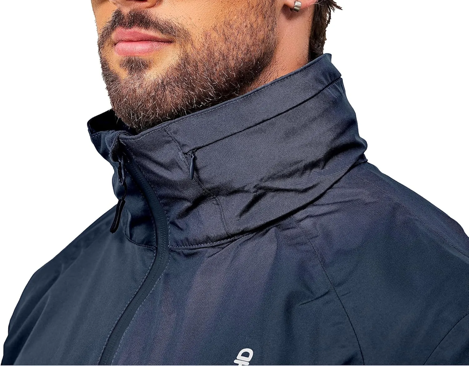 Little Donkey Andy Men's Waterproof Rain Jacket Outdoor Lightweight Mountain Windbreaker Long Coat for Hiking Golf Travel