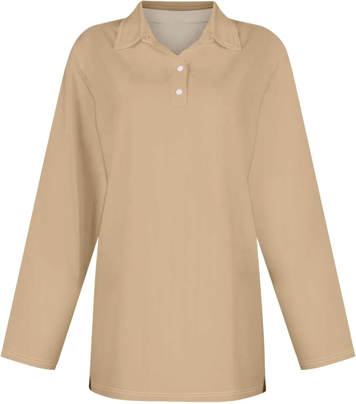 Long Sleeve Work Polo Shirt for Women Quick Dry Athletic Tennis Golf T Shirt Fashion Casual Office Dressy Tunic Tees