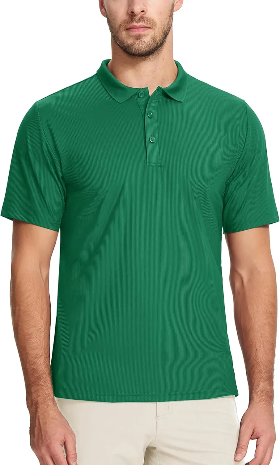 MAGCOMSEN Men's Polo Shirts Short Sleeve Collared Shirt Moisture Wicking Dry Fit Performance Golf Casual Work Shirts