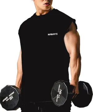 maytopia Men's Workout Tank Tops Gym Sleeveless Muscle T-Shirts Quick Dry Athletic Tank Running Beach Shirts