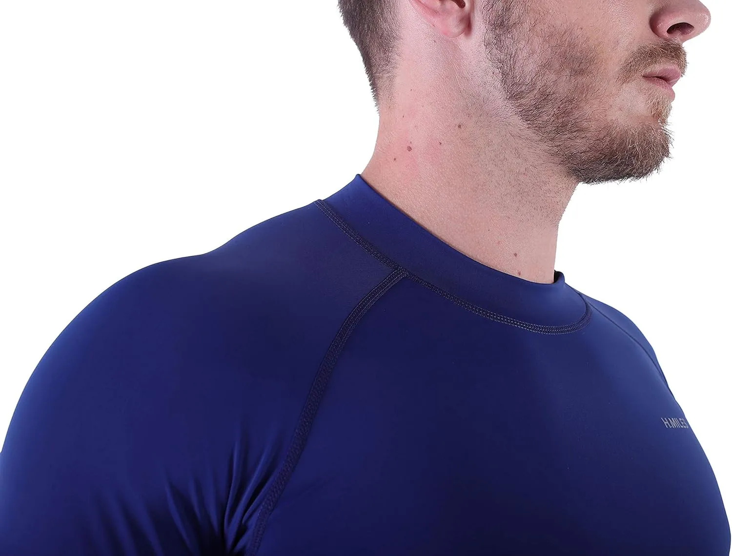 Men's Diving Rash Guard Swim Shirt Loose Fit Athletic Undershirt Quick Dry Surfing Tops UPF 50 