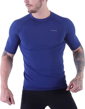 Men's Diving Rash Guard Swim Shirt Loose Fit Athletic Undershirt Quick Dry Surfing Tops UPF 50 