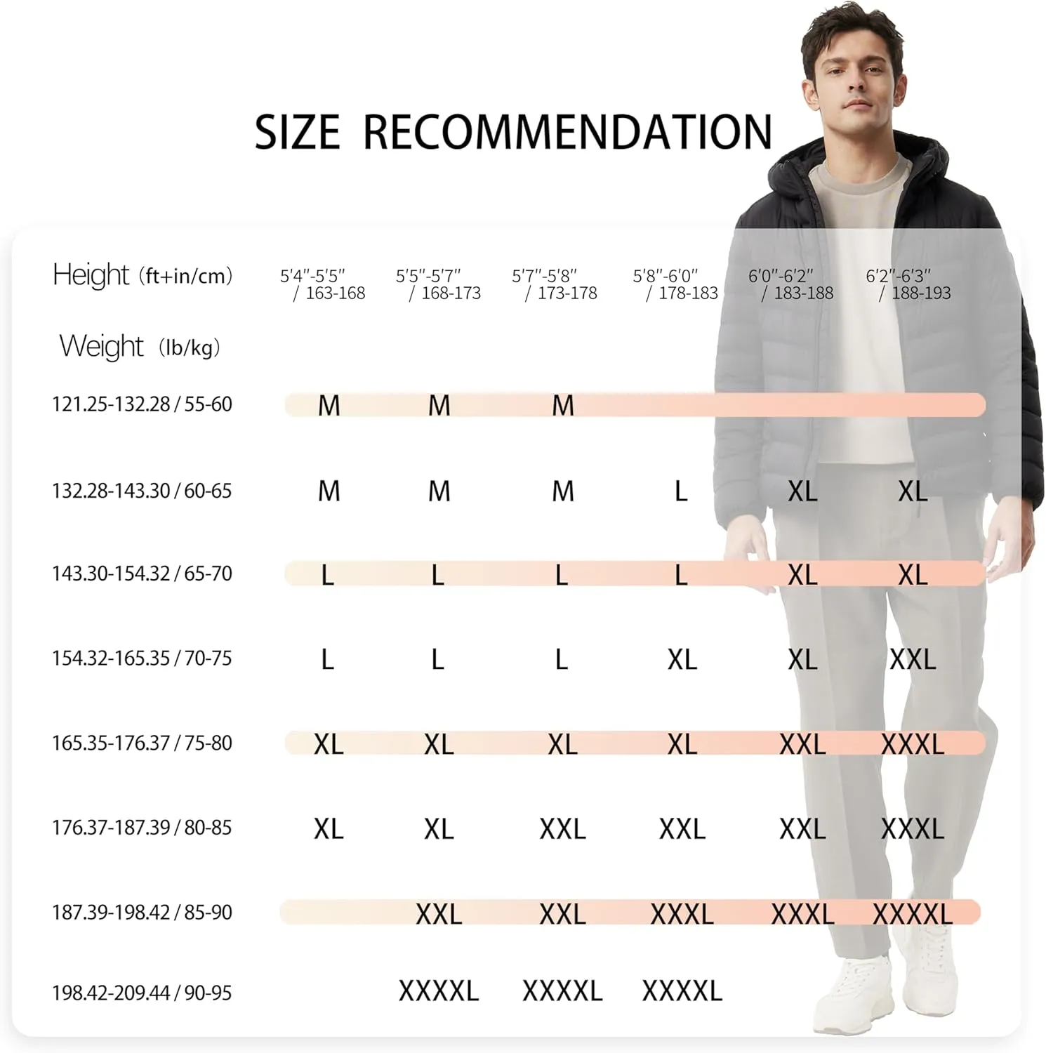 Men's Packable Down Jacket Lightweight Winter Windproof Puffer Jacket Hooded Warm Outdoor Down Coats for Travel