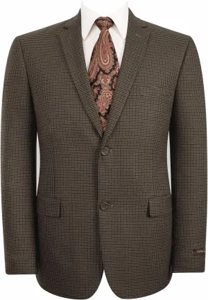 Men's Sport Coat Classic Fit 2 Button Checked Blazer Suit Jacket for Daily Casual Wear