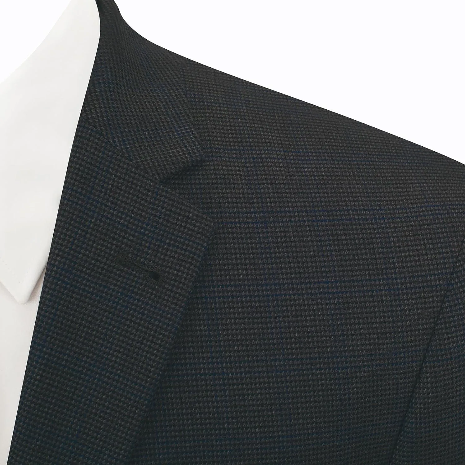 Men's Sport Coat Classic Fit 2 Button Checked Blazer Suit Jacket for Daily Casual Wear