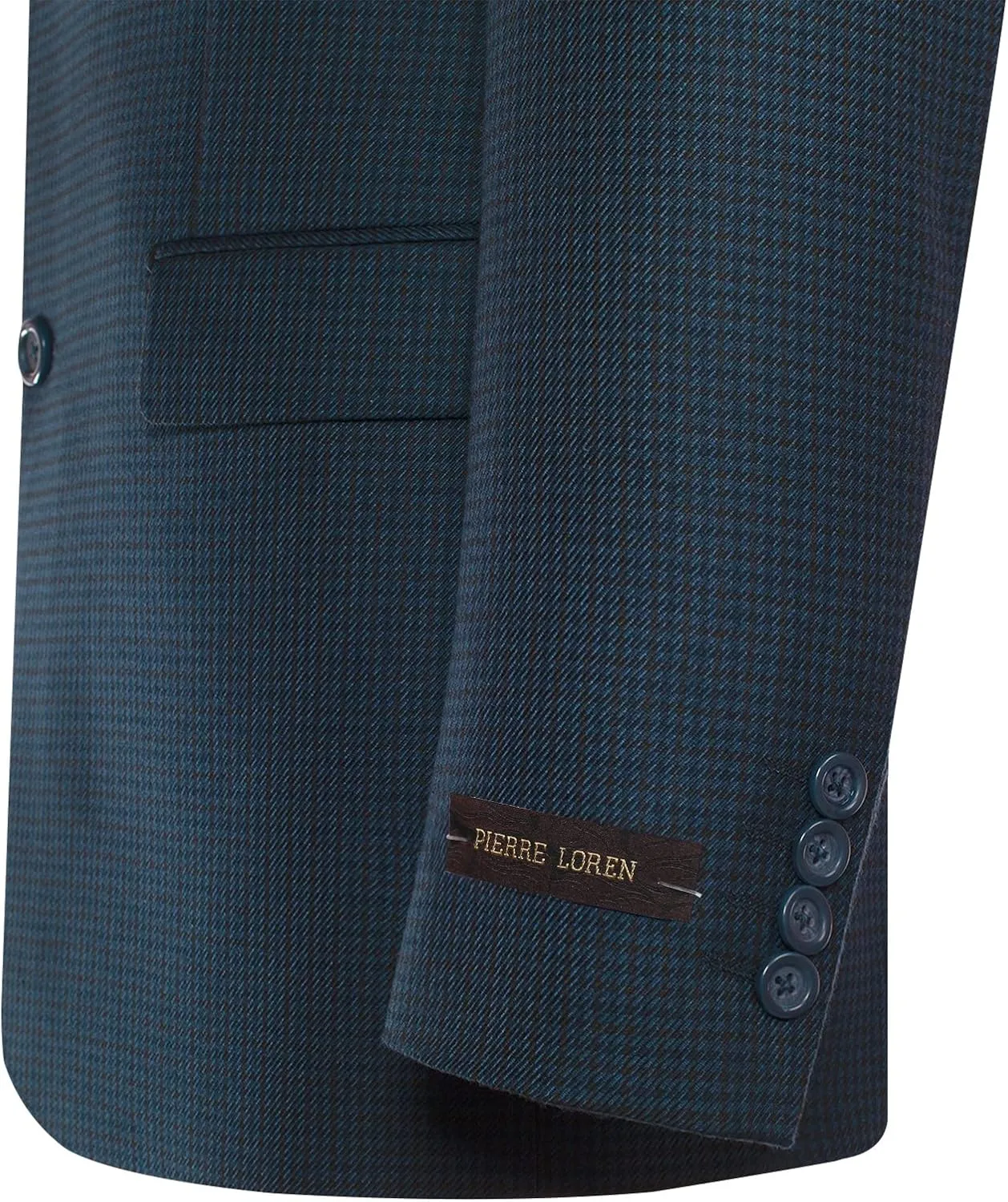 Men's Sport Coat Classic Fit 2 Button Checked Blazer Suit Jacket for Daily Casual Wear