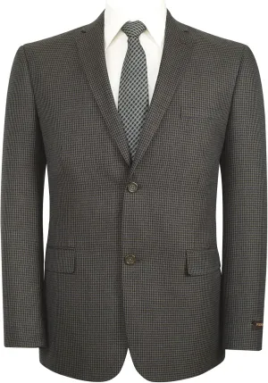 Men's Sport Coat Classic Fit 2 Button Checked Blazer Suit Jacket for Daily Casual Wear