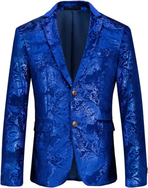 Mens Suit Jacket Striped Suit Blouse Lapel Button Slim Fit Stylish Jacket Shirt Party Formal Coat With Pocket Light