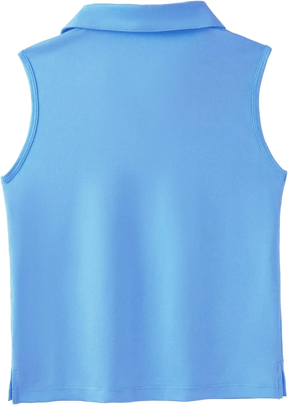 MERIABNY Girls Golf Polo Shirts Sleeveless V Neck Shirts for 5-12 Years