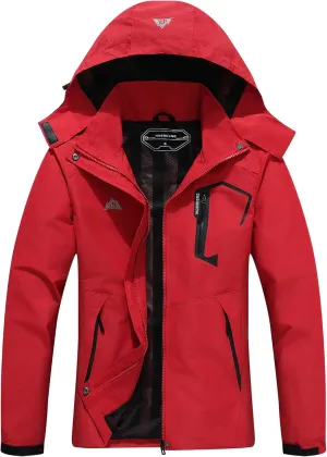 MOERDENG Women's Waterproof Rain Jacket Lightweight Raincoat Outdoor Hooded Windbreaker Cycling Hiking Jacket