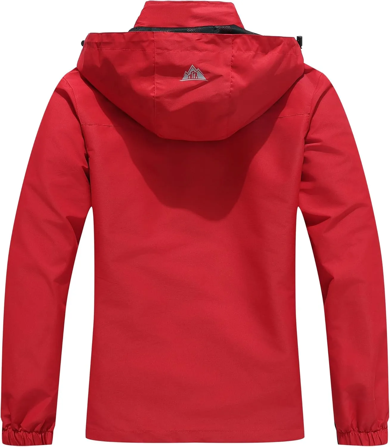 MOERDENG Women's Waterproof Rain Jacket Lightweight Raincoat Outdoor Hooded Windbreaker Cycling Hiking Jacket