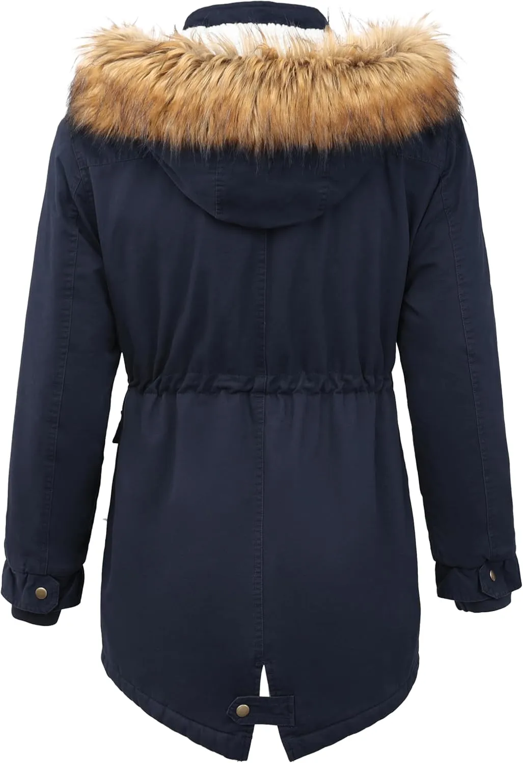 Orolay Men's Winter Parka Jacket Warm Faux Fur Coat with Removable Hood