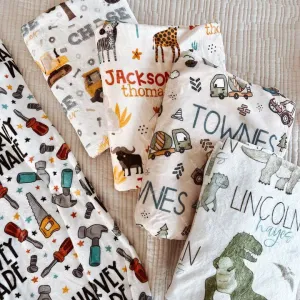 Personalized Themed Blankets for Boys