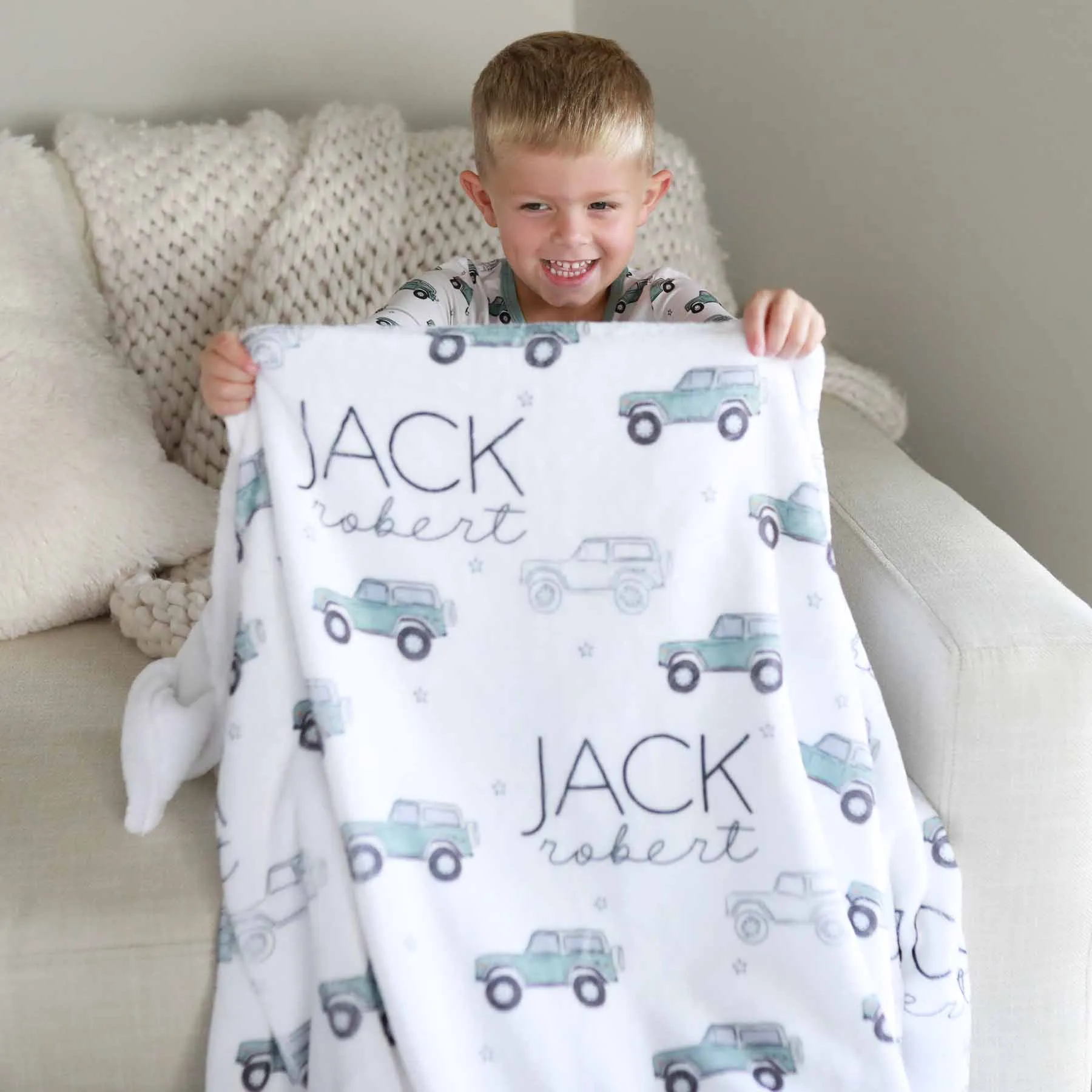 Personalized Themed Blankets for Boys
