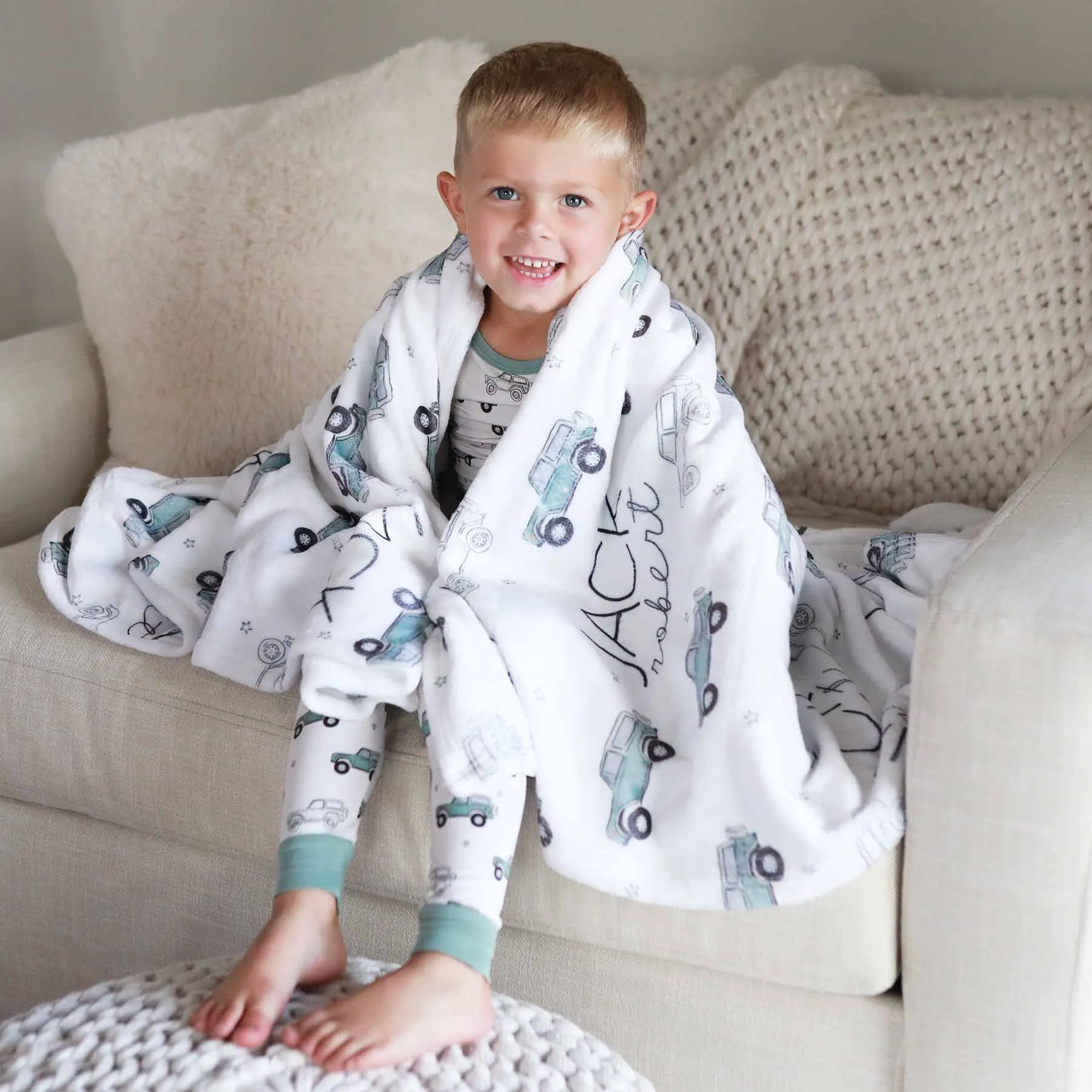 Personalized Themed Blankets for Boys