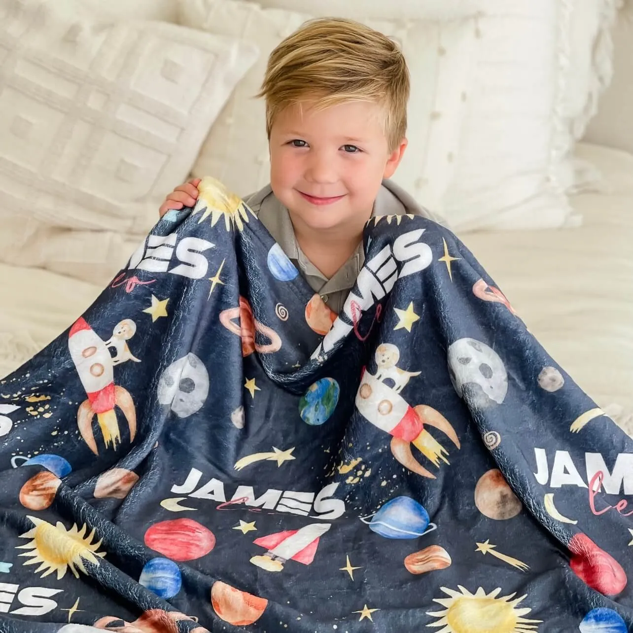 Personalized Themed Blankets for Boys