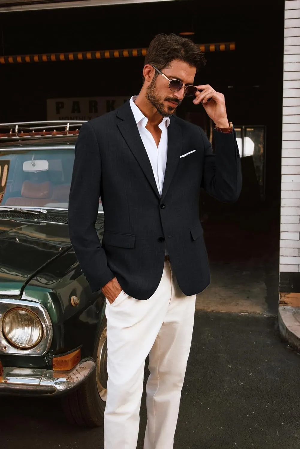 PJ PAUL JONES Mens Blazer Jackets Lightweight Casual Suits Stylish Sport Jacket for Men