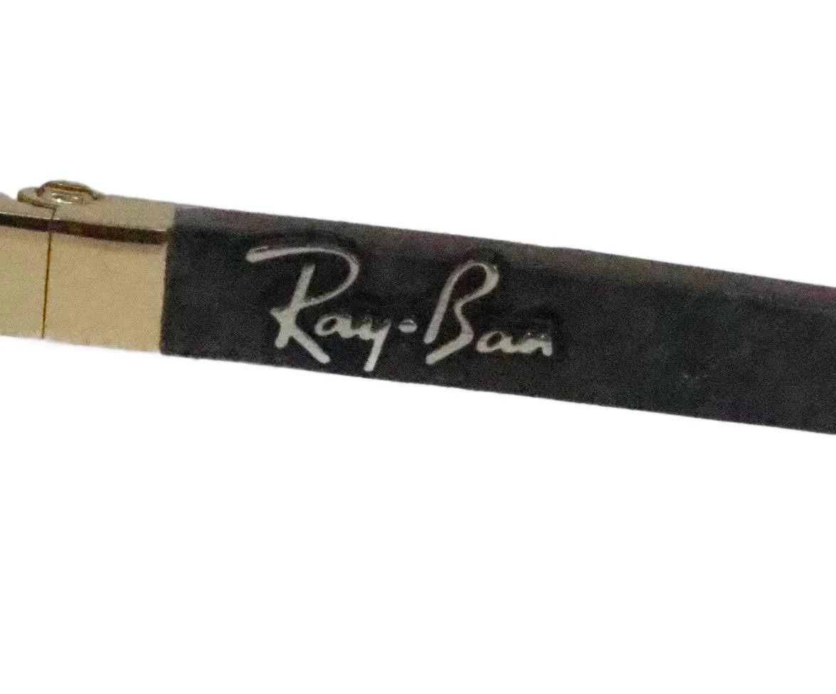 Rayban Gold Metal Sunglasses