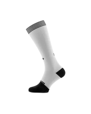 Rest mode white high compression socks