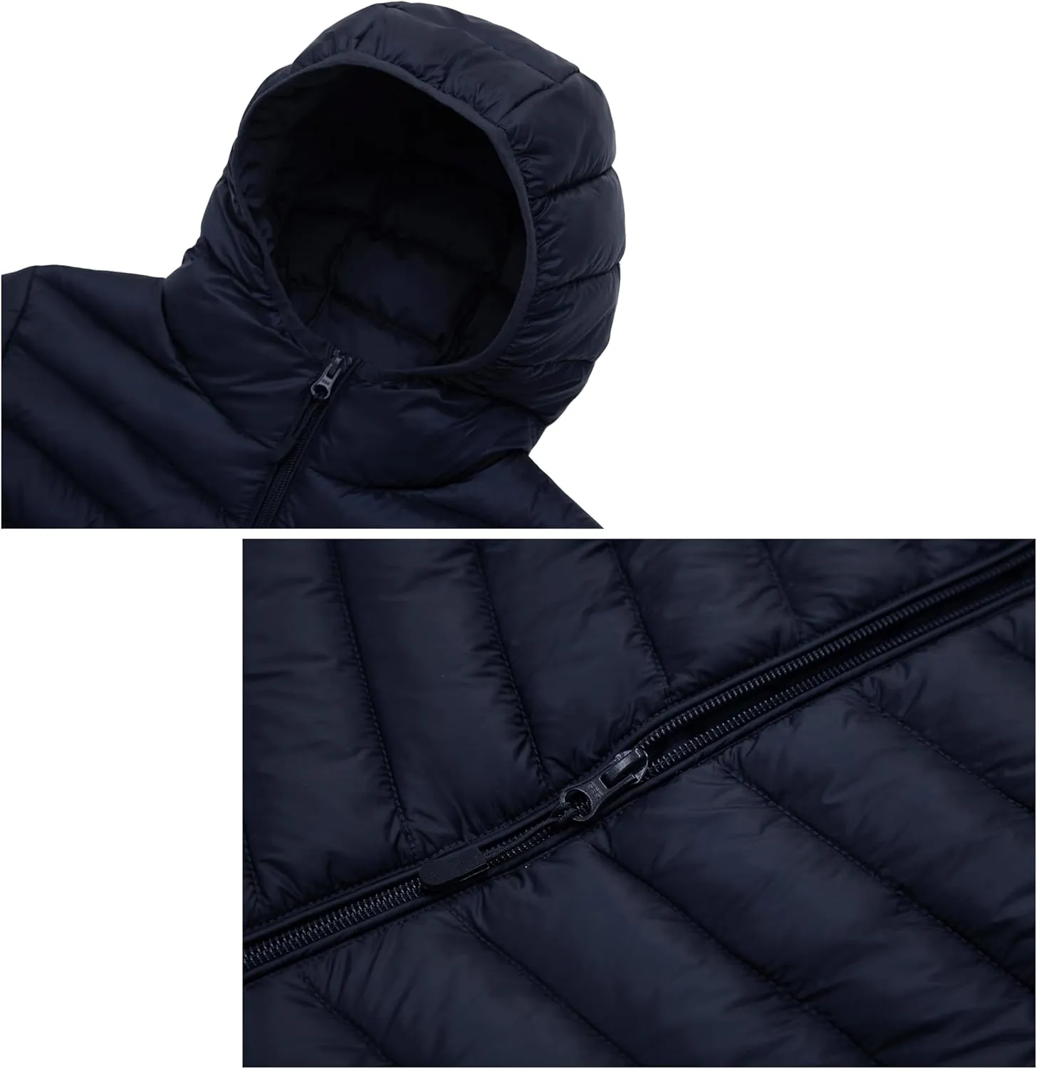 Rokka&Rolla Women's Lightweight Packable Puffer Jacket Winter Coat
