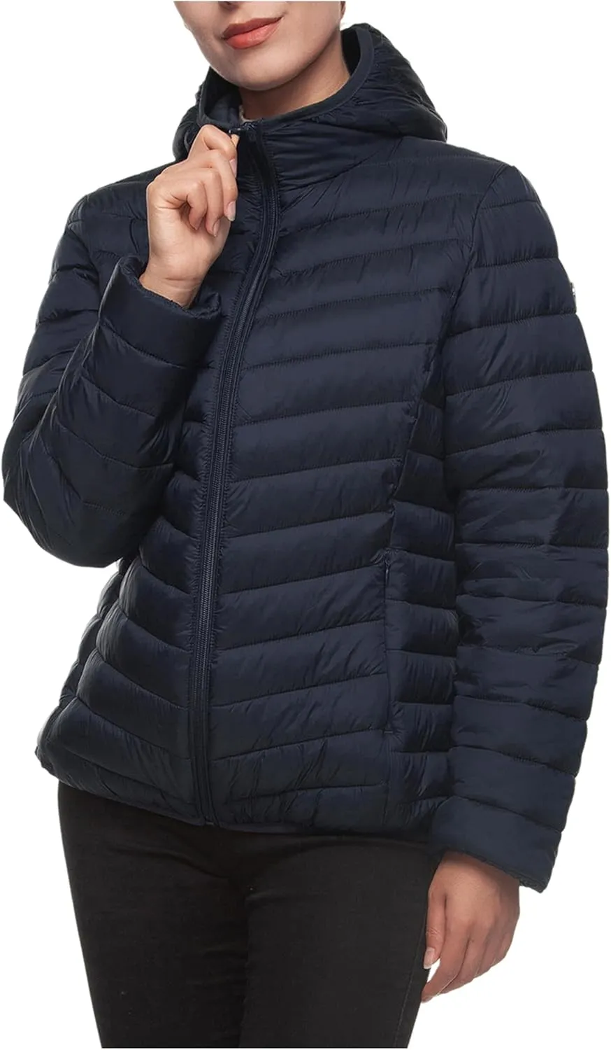 Rokka&Rolla Women's Lightweight Packable Puffer Jacket Winter Coat