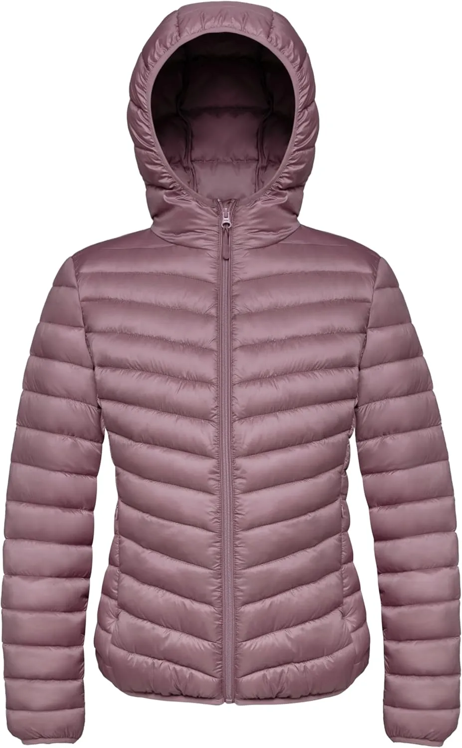 Rokka&Rolla Women's Lightweight Packable Puffer Jacket Winter Coat