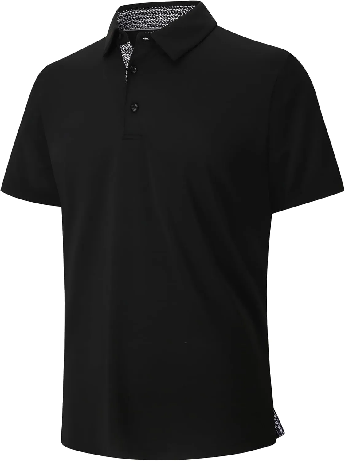 SAMERM Golf Shirts for Men Dry Fit Short Sleeve Moisture Wicking Casual Solid Stylish Mens Polo Shirts
