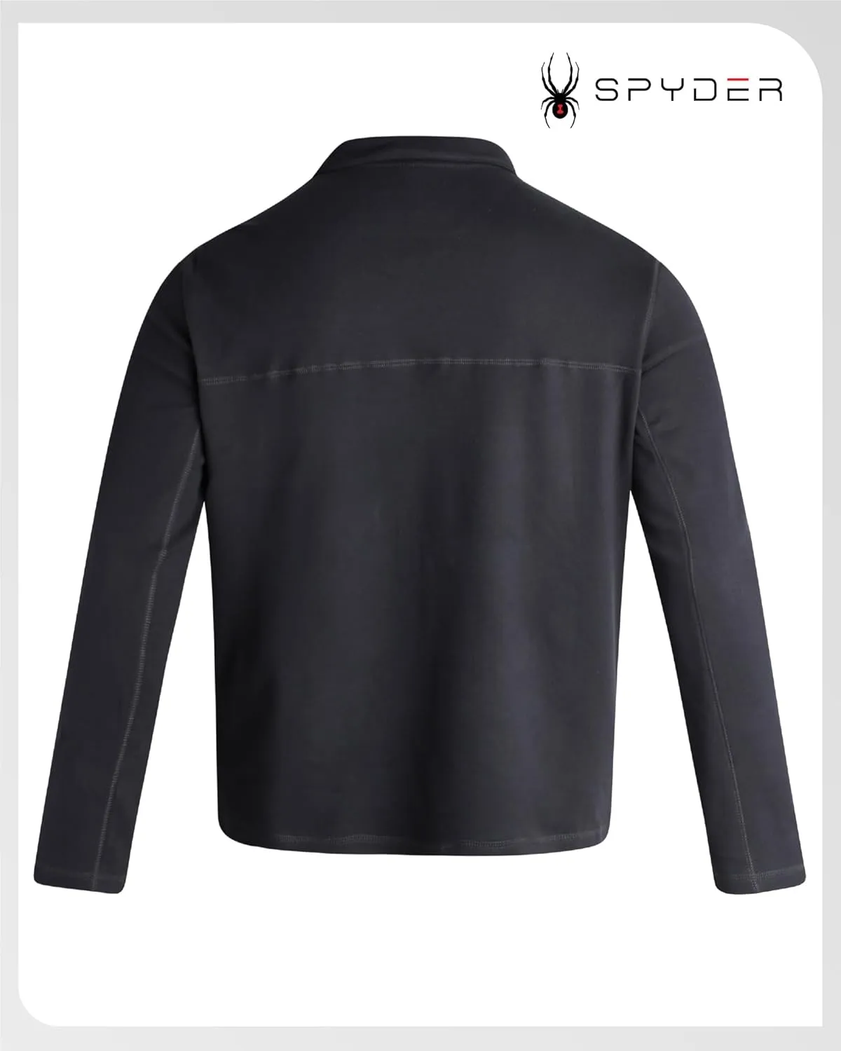 Spyder Mens Jacket - Polar Fleece Insulated Suede Light Jackets for Men - Lightweight Athletic Zip Up Jacket (Sizes: S-XL)