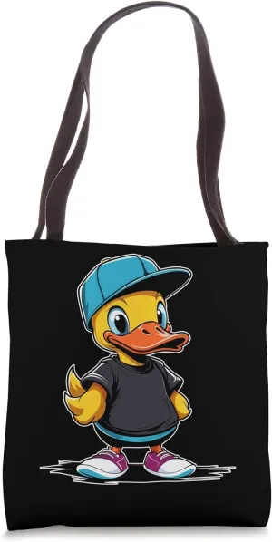 Swag Duck Rapper Cool Hip Hop Duckling Tote Bag