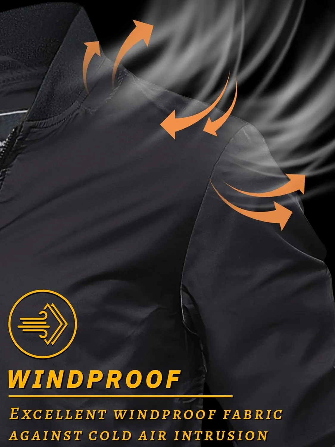 TACVASEN Men's Lightweight Jacket Spring Bomber Fall Windbreaker Casual Stylish Coats with Pockets