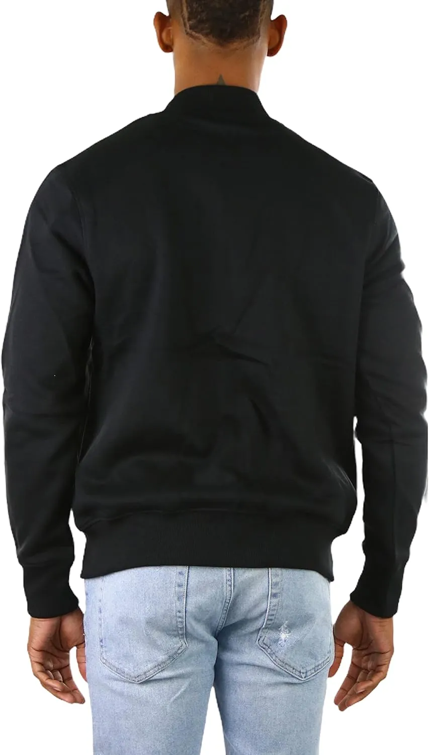 ToBeInStyle Men's Durable and Consistantly Stylish Fleece Bomber Jacket