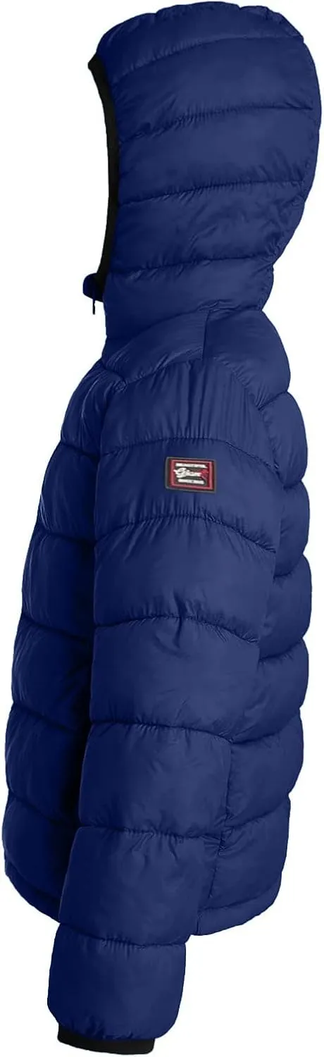 Toddlers' Down Jacket, Lightweight Water-Resistant Packable Hooded Puffer Coat, Weather Resistant Zip Up Coat for Kids