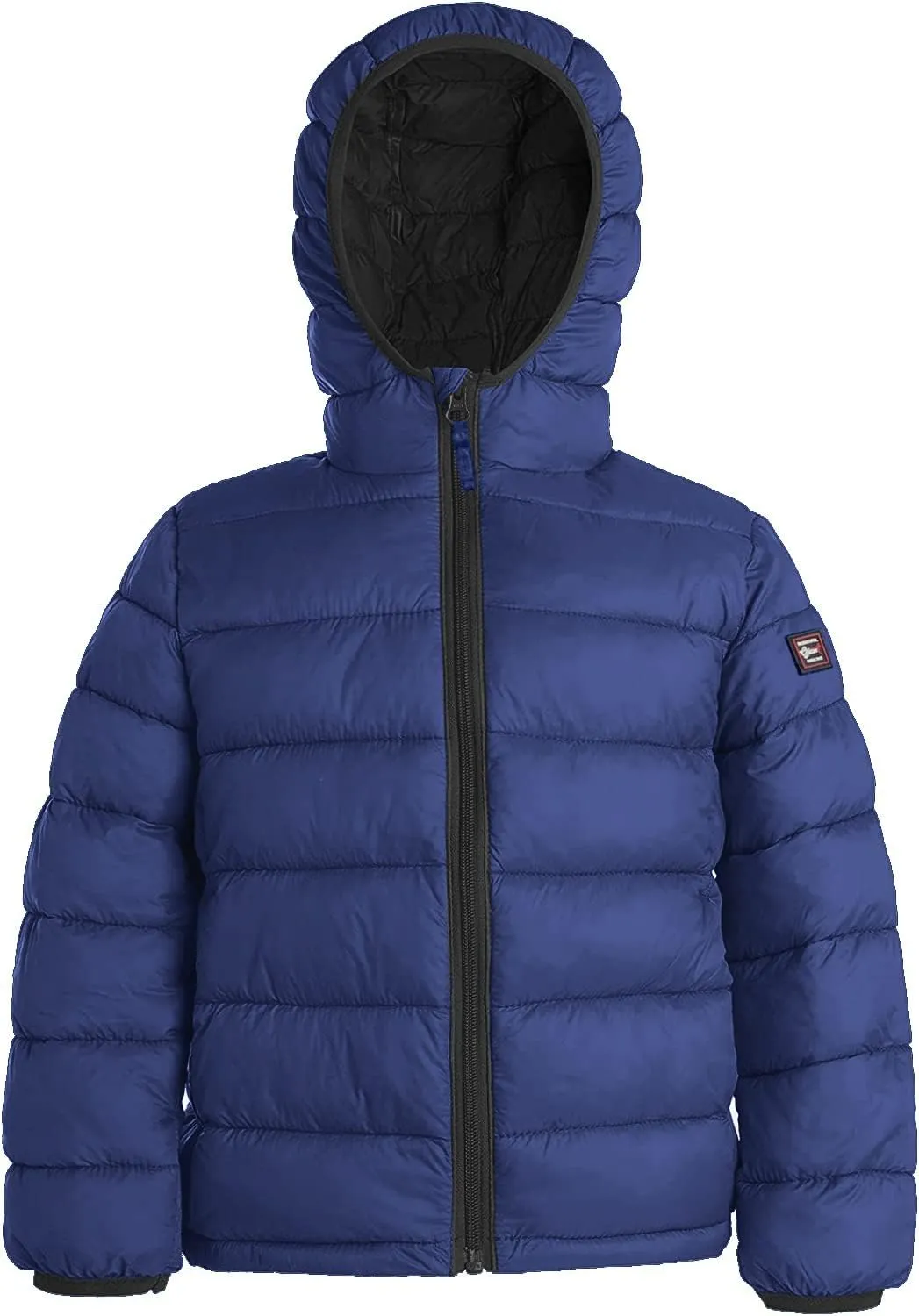 Toddlers' Down Jacket, Lightweight Water-Resistant Packable Hooded Puffer Coat, Weather Resistant Zip Up Coat for Kids