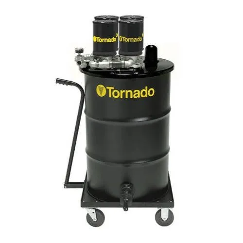 Tornado® Compressed Air Wet Sludge Pick-Up Vacuum - 55 Gallon
