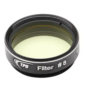 TPO #8 Light Yellow Color Filter & Case - 1.25"