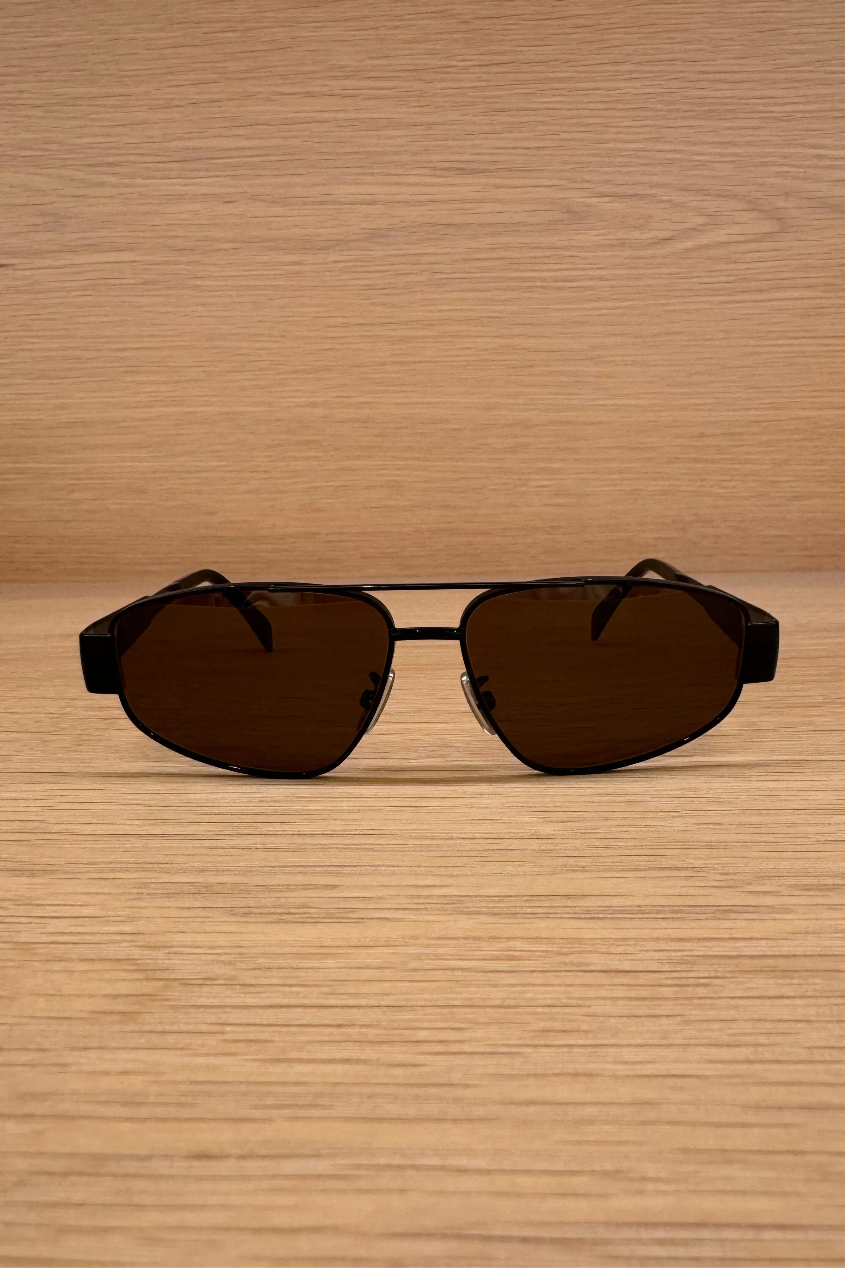 TRIOMPHE METAL 03 SUNGLASSES IN BLACK METAL CL40281U